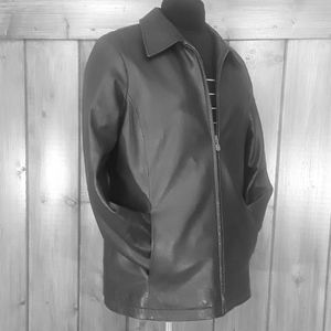 Lambskin Black Women Insulated Zip-Up Jacket